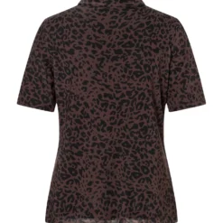 Meshshirt mit leomuster