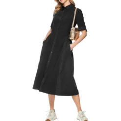 Midikleid aus stretchmaterial