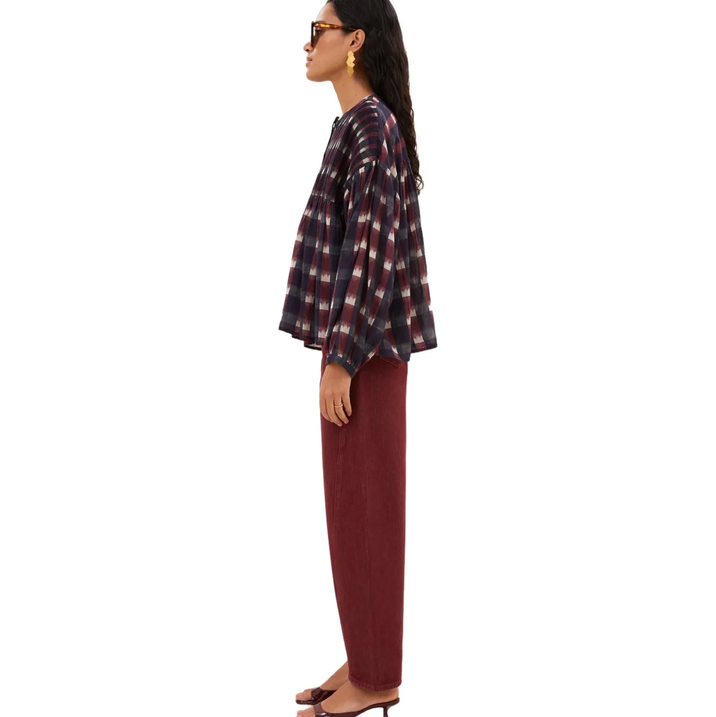 Mine ikat blouse