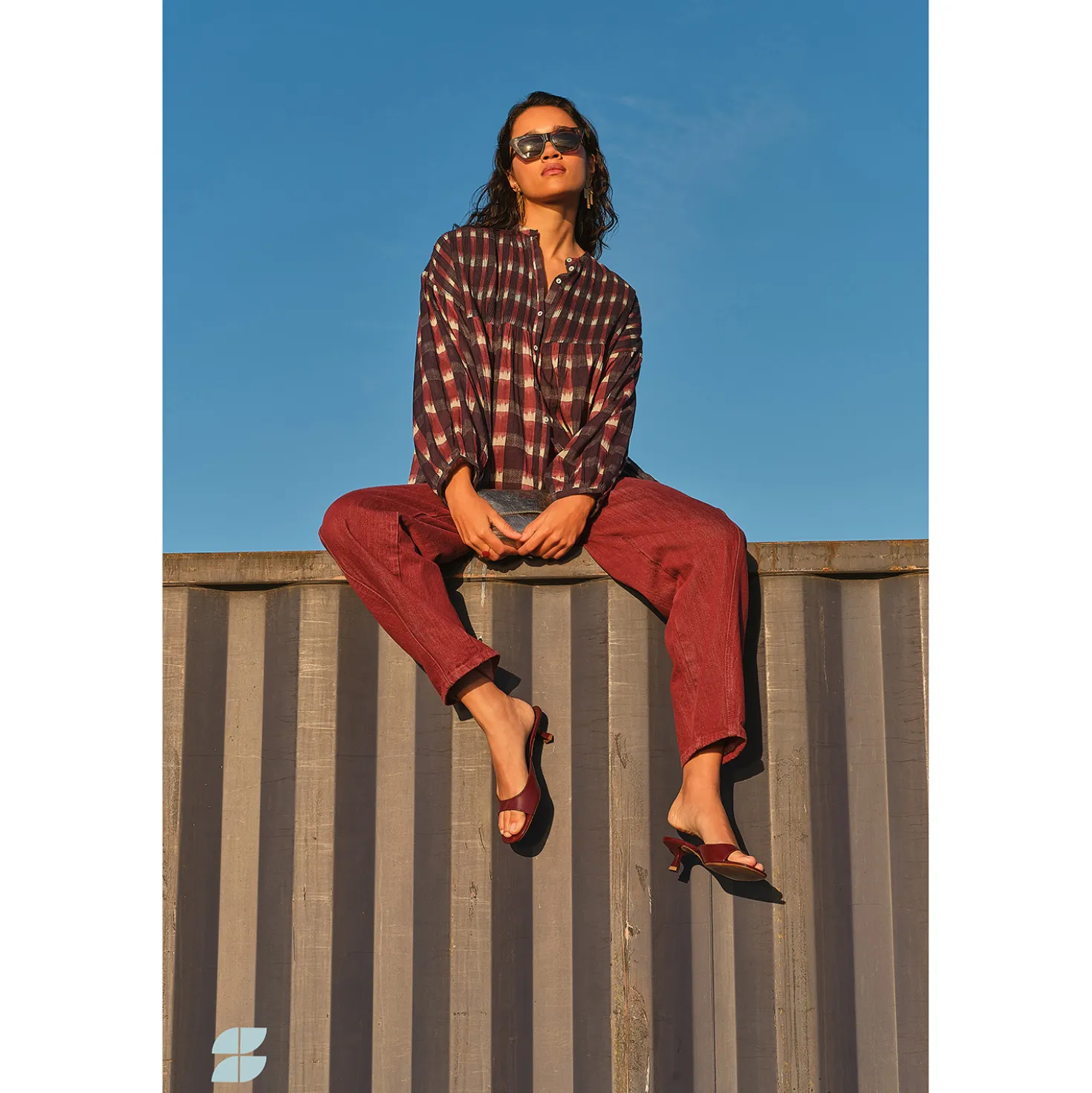 Mine ikat blouse