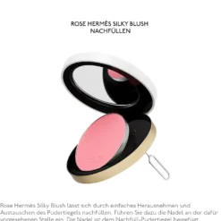 Nachfüll-Pudertiegel Rose Hermès Silky Blush