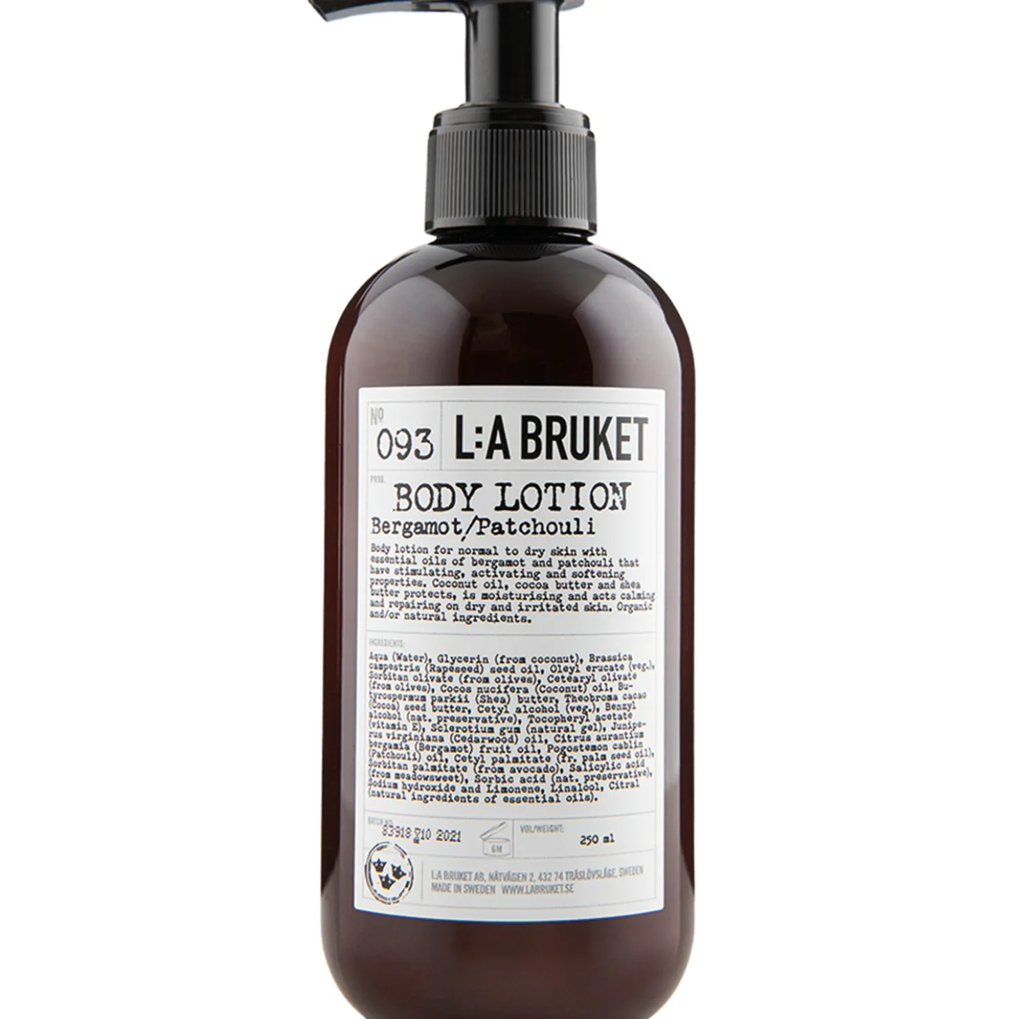 No.093 Body Lotion Bergamot/Patchouli