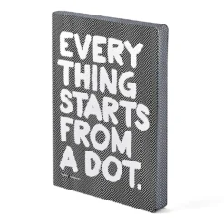 Notizbuch Graphic L everything starts from a dot