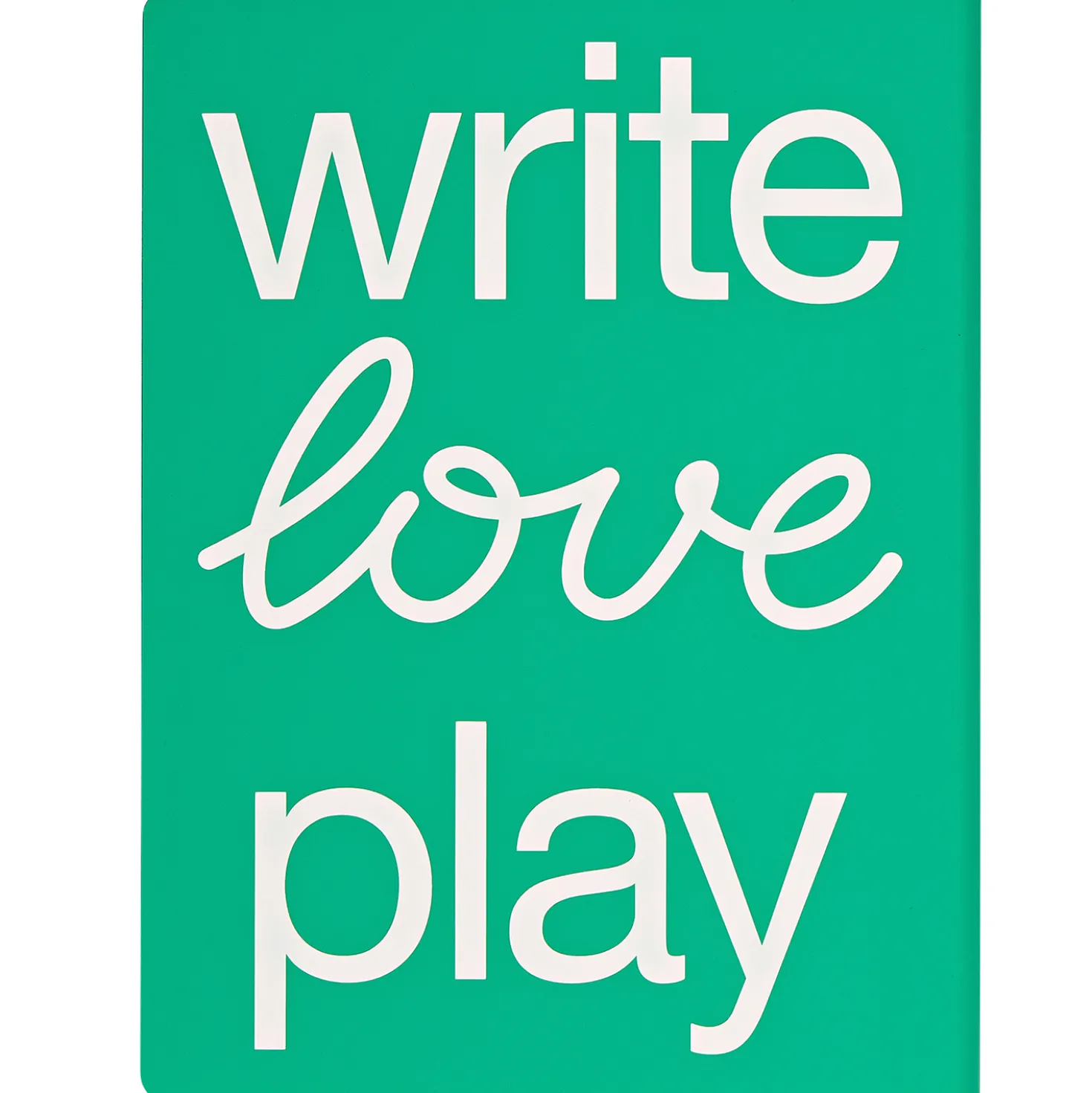 Notizbuch Graphic L Write Love Play