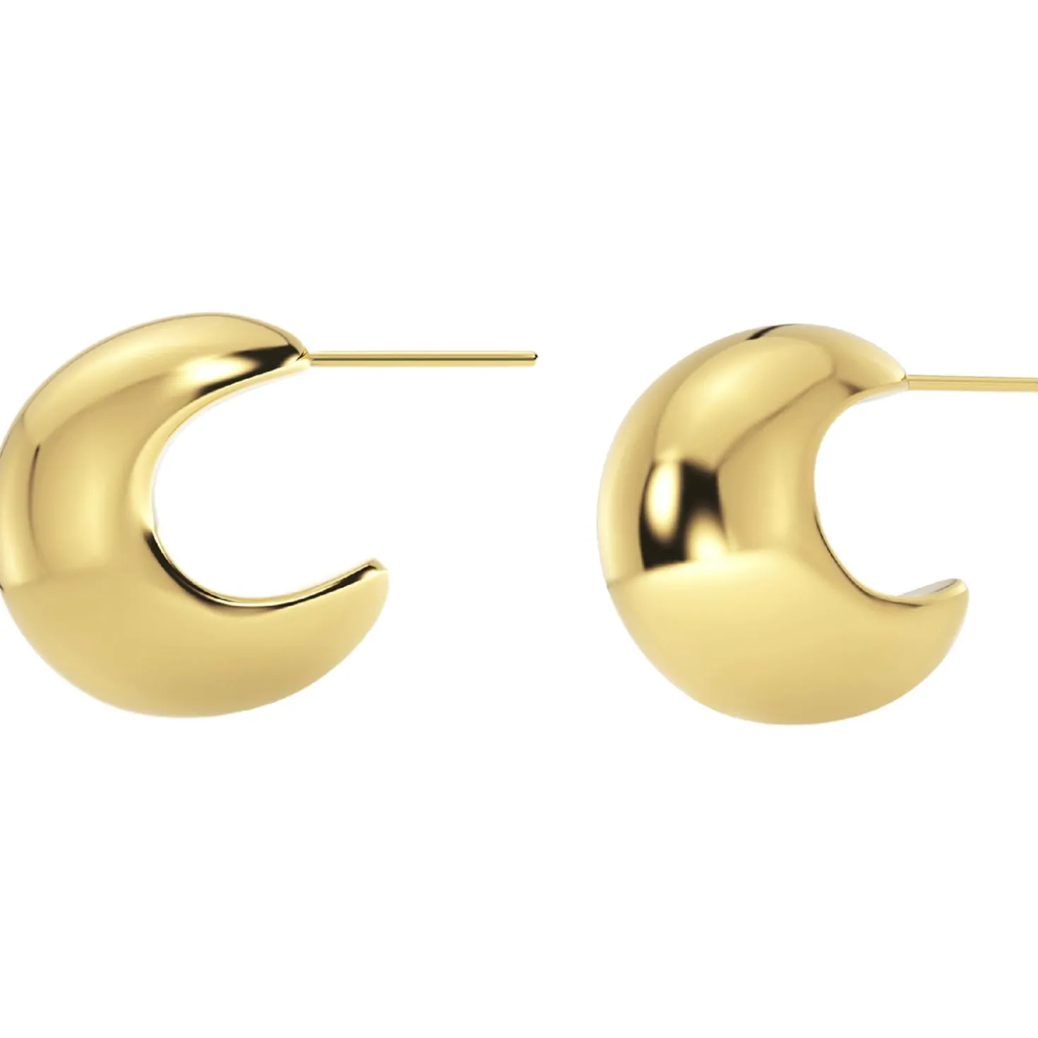 Ohrringe Bold Creoles S Gold