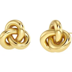 Ohrringe Infinity Knot Studs L Gold