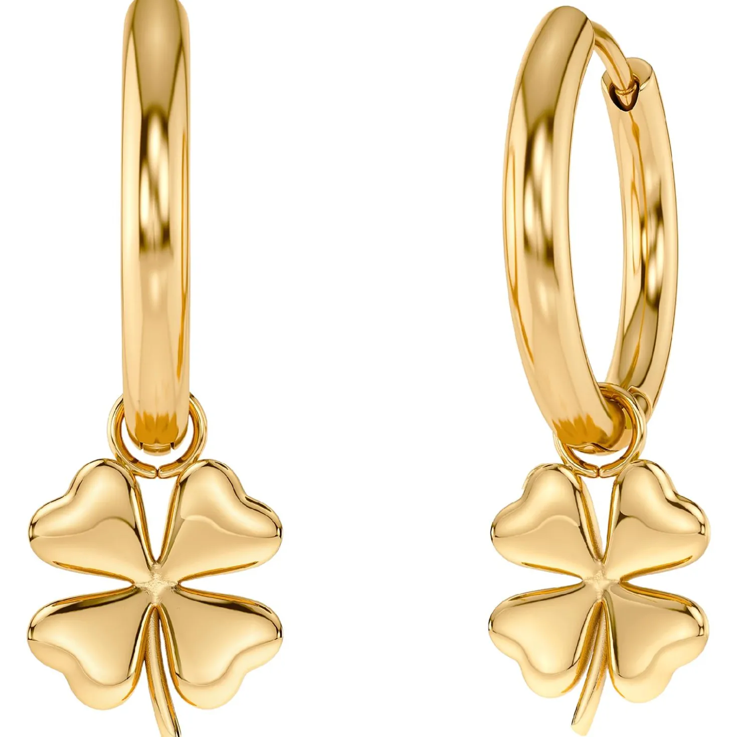 Ohrringe Lucky Mini Hoops Gold