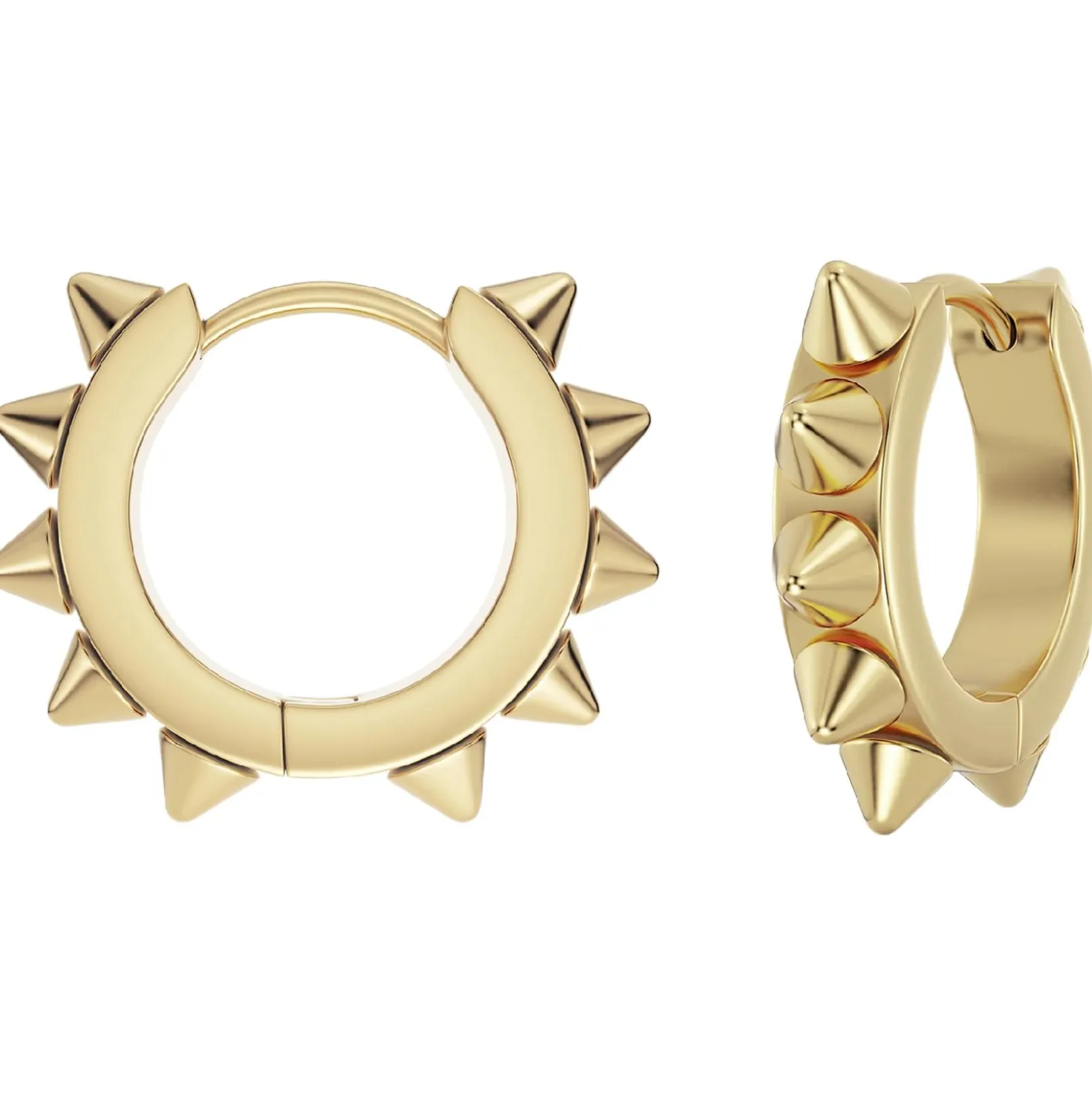 Ohrringe Peak Hoops L Gold