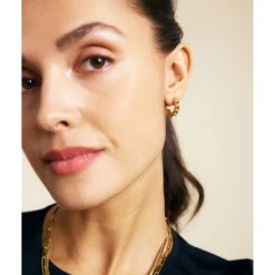 Ohrringe Peak Hoops L Gold