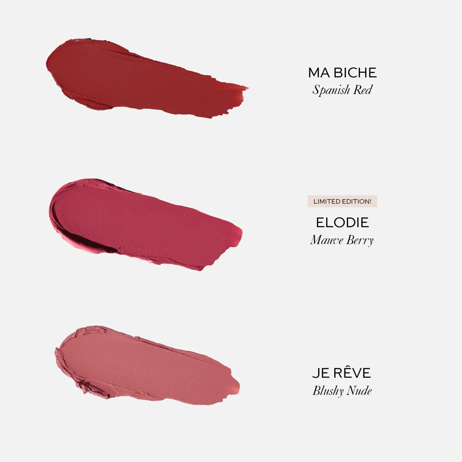 Petite Lip Suede Matte Lipstick Trio