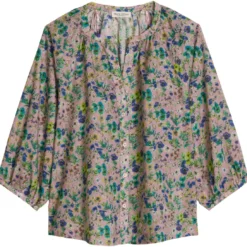 Print-bluse relaxed