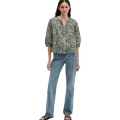 Print-bluse relaxed