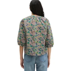 Print-bluse relaxed