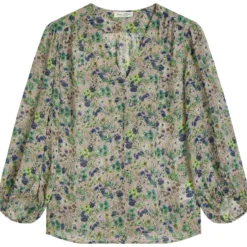 Print-bluse relaxed