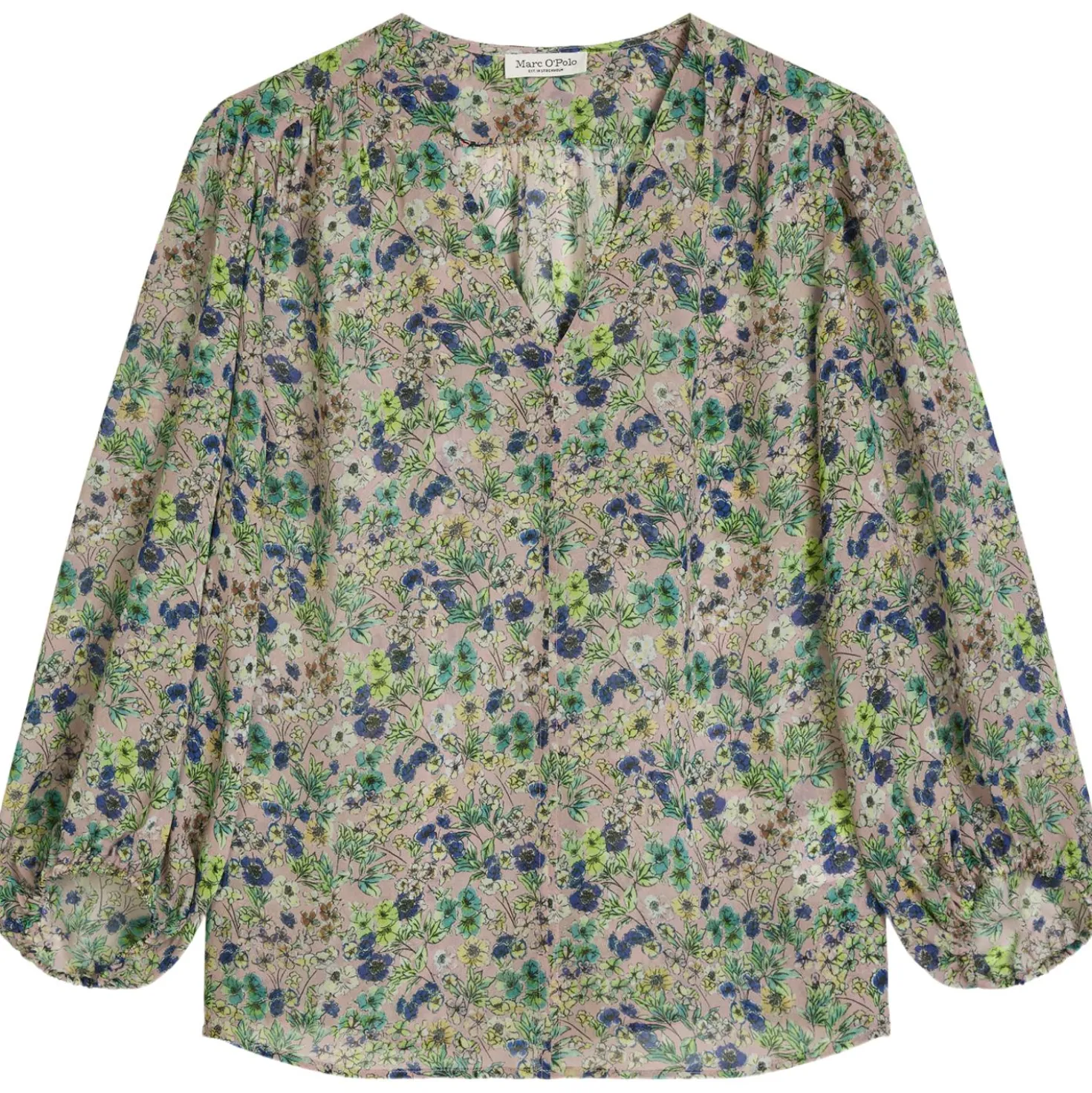 Print-bluse relaxed