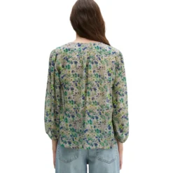 Print-bluse relaxed