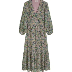 Print-kleid flared