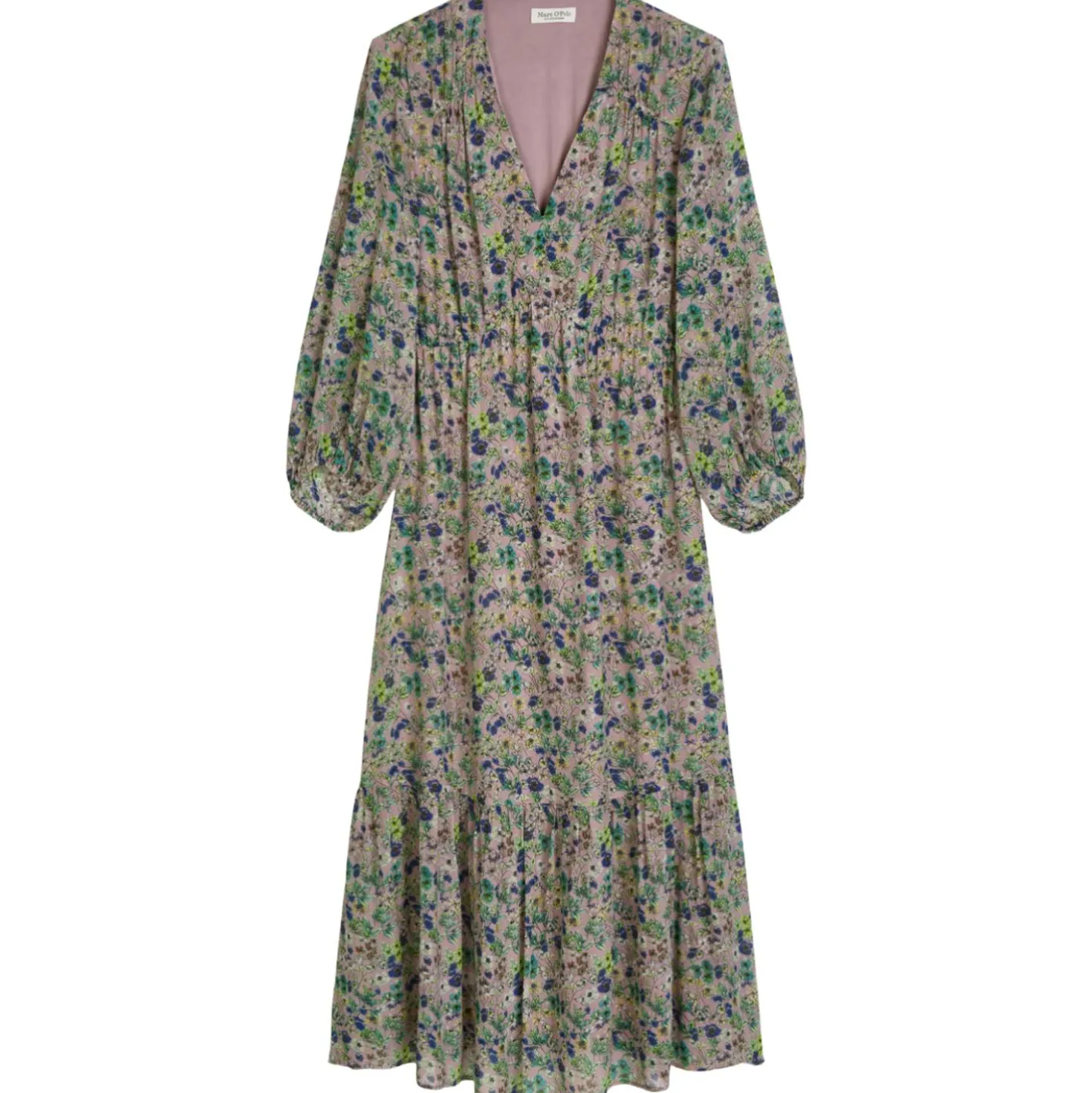 Print-kleid flared