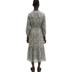 Print-kleid flared
