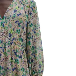 Print-kleid flared