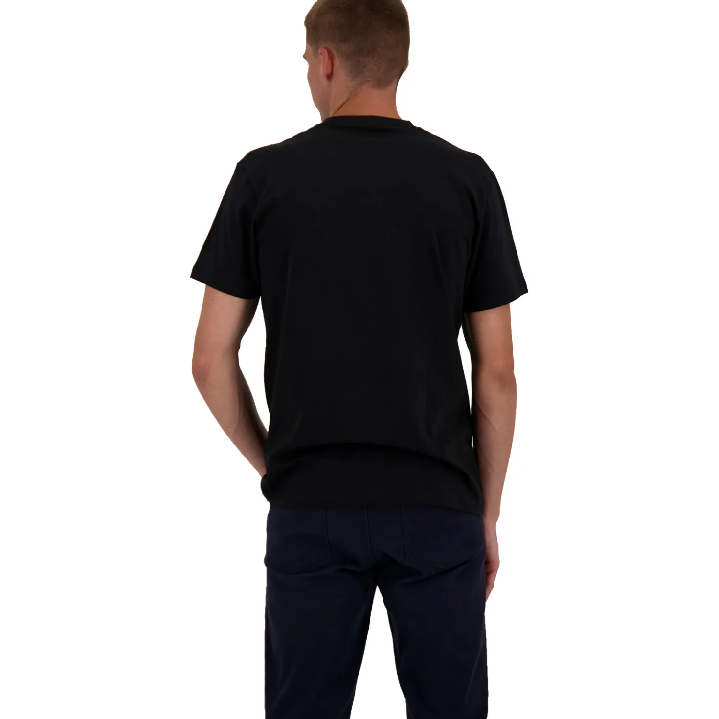 Ragman doppelpack - 2 t-shirts mit rundhals