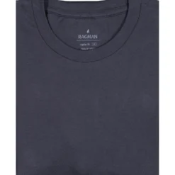 Ragman doppelpack - 2 t-shirts mit rundhals