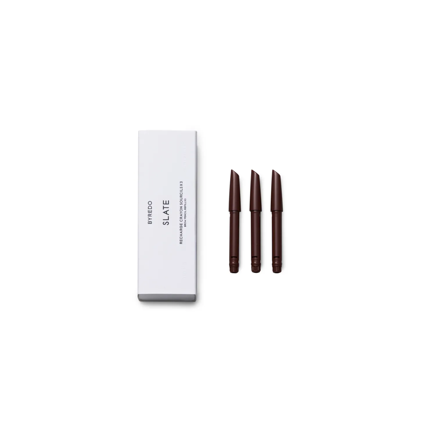3 Refills Set All-In-One Brow Pencil Slate