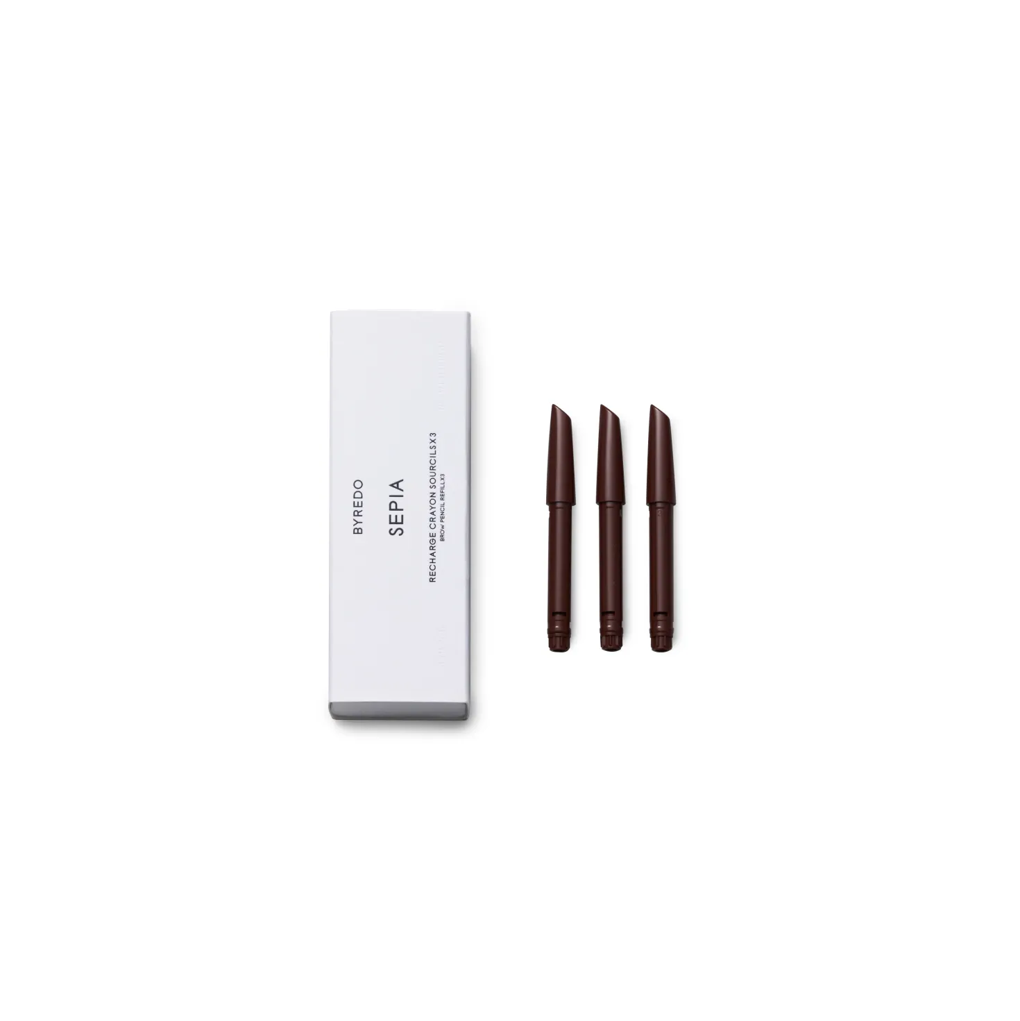 3 Refills Set All-In-One Brow Pencil Sepia