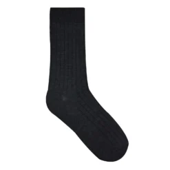Ribbed Merino Wool Socke