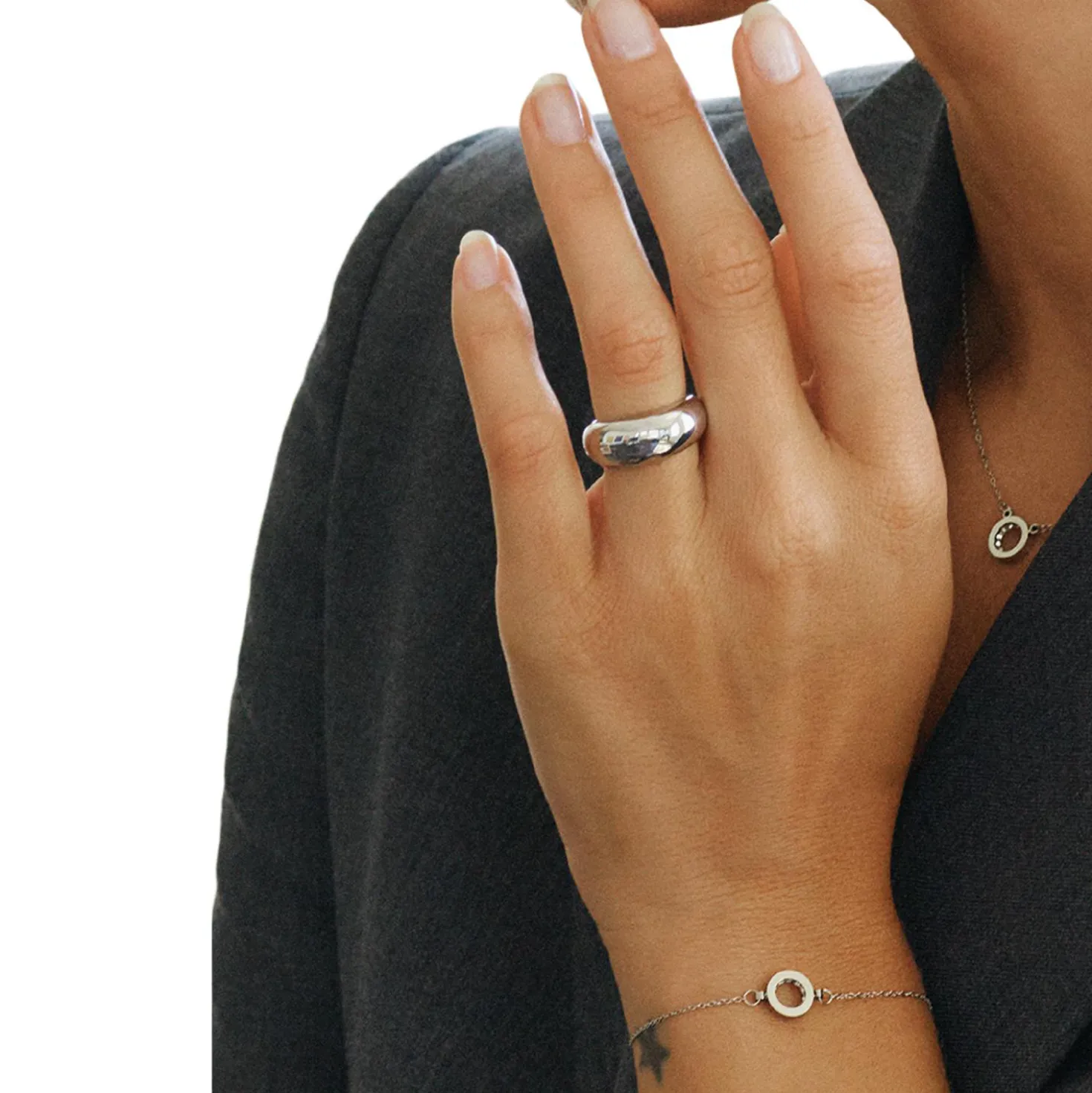Ring Furo Silver