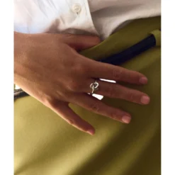 Ring Infinity Knot S Silver