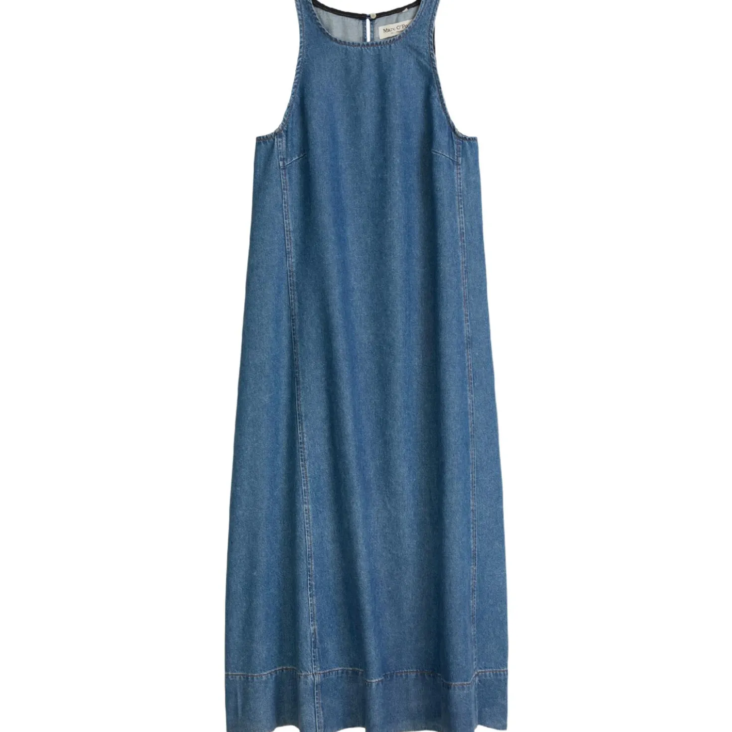 ärmellose jeanskleid a-shape