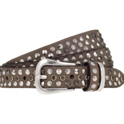Roana 20 mm leder-nietgürtel