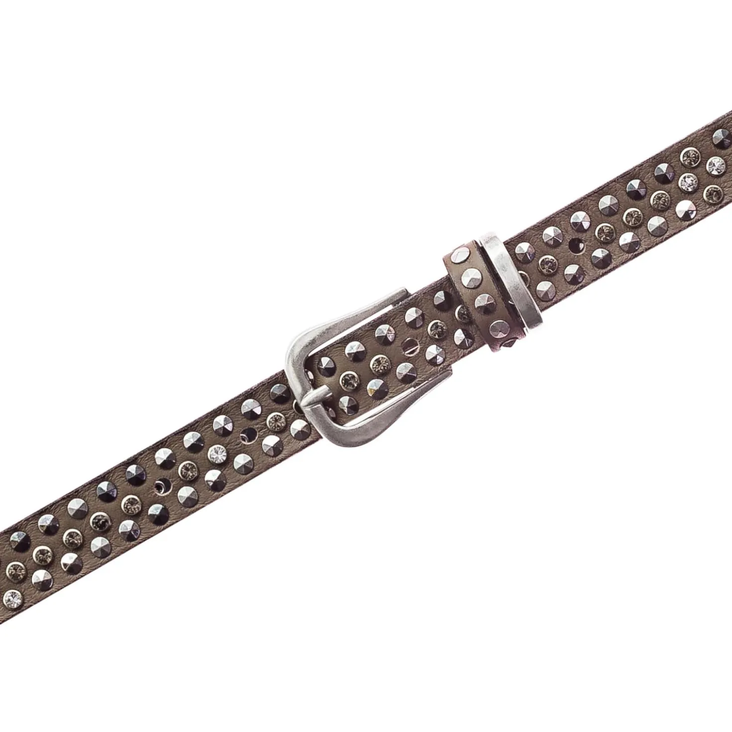 Roana 20 mm leder-nietgürtel