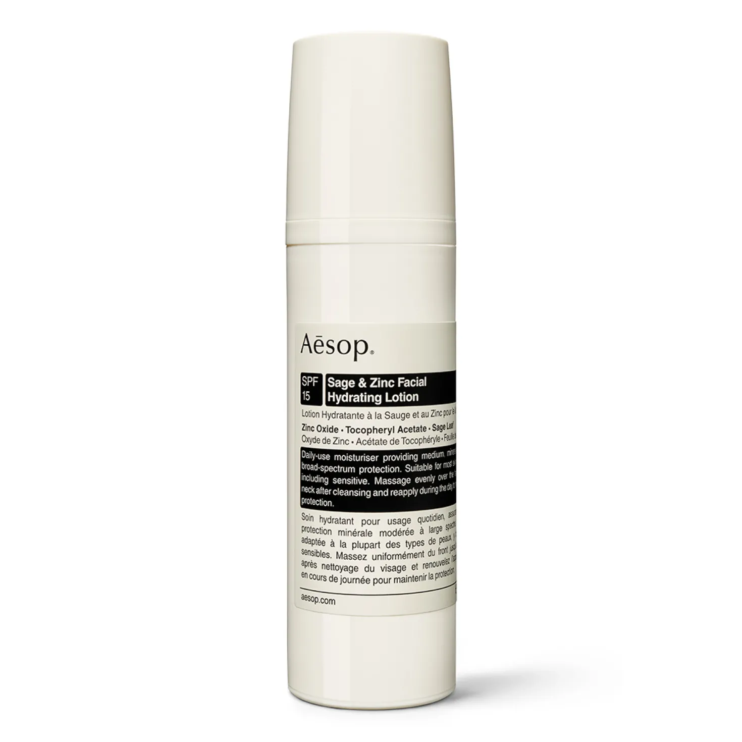 Sage & Zinc Facial Hydrating Lotion SPF 15