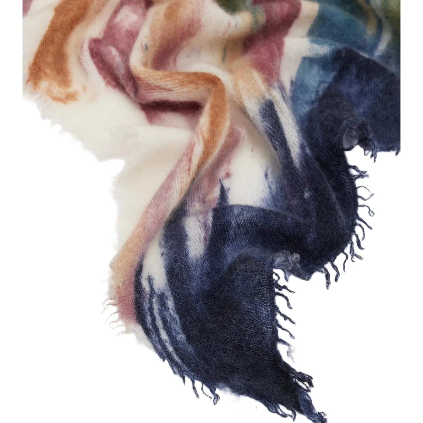 Schal mit Tie-Dye-Muster