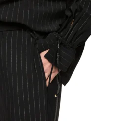 Schlupfhose welkom mit nadelstreifen