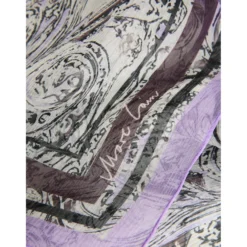 Seidenschal mit ornament-print