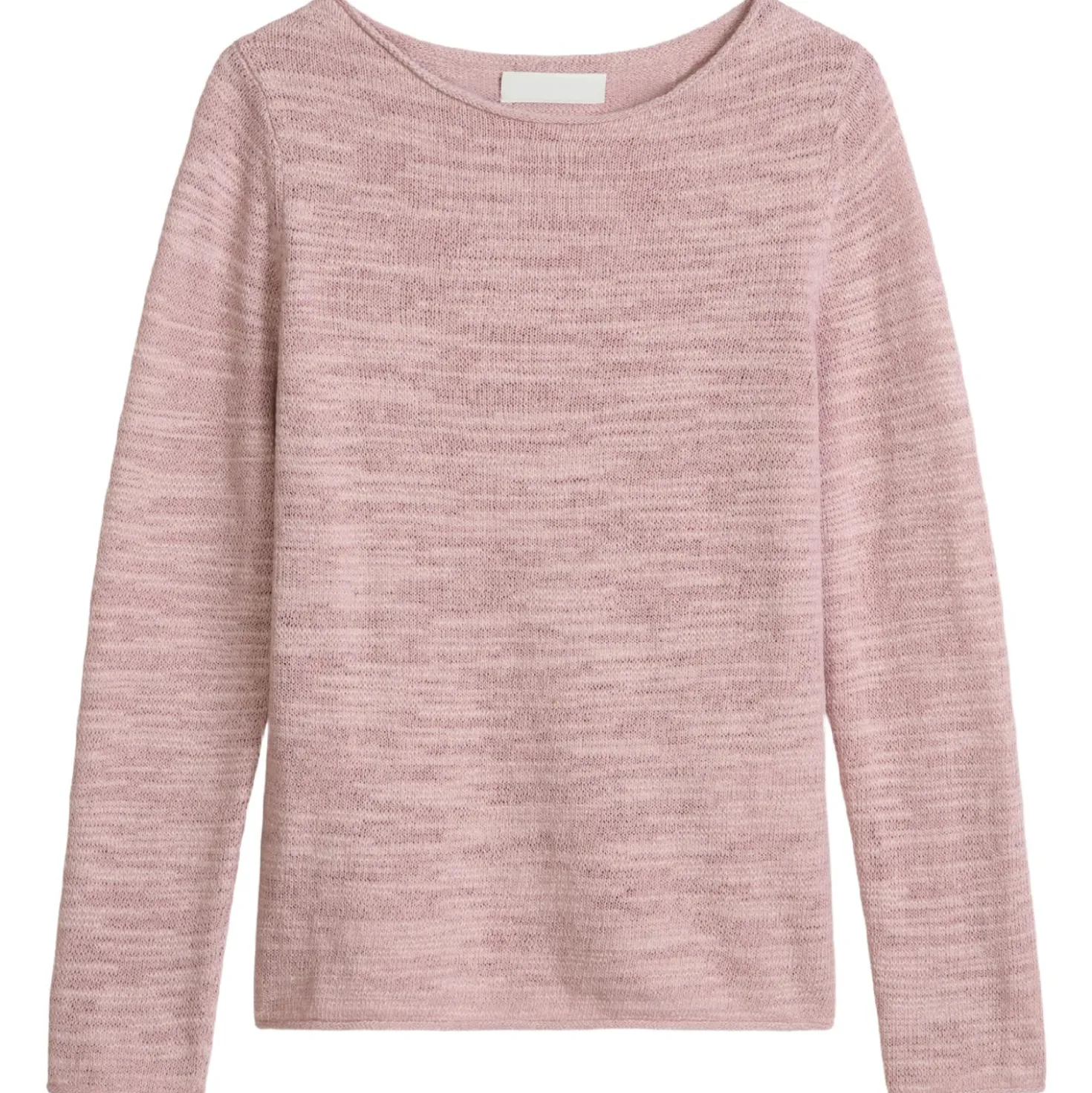 Slub-pullover slim
