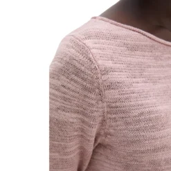 Slub-pullover slim