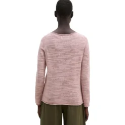 Slub-pullover slim