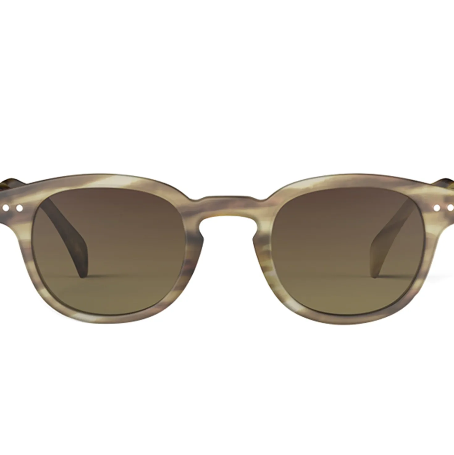 Sonnenbrille #C Smoky Brown +0.00