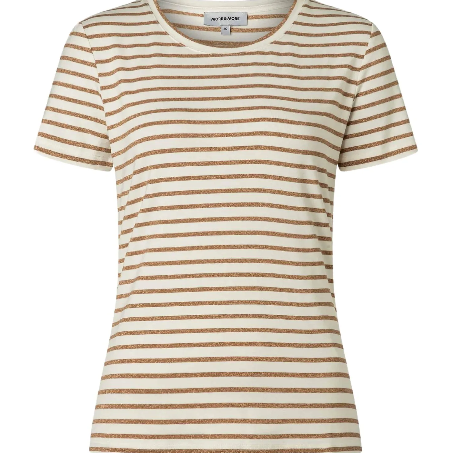 Streifenshirt mit glanzfaden