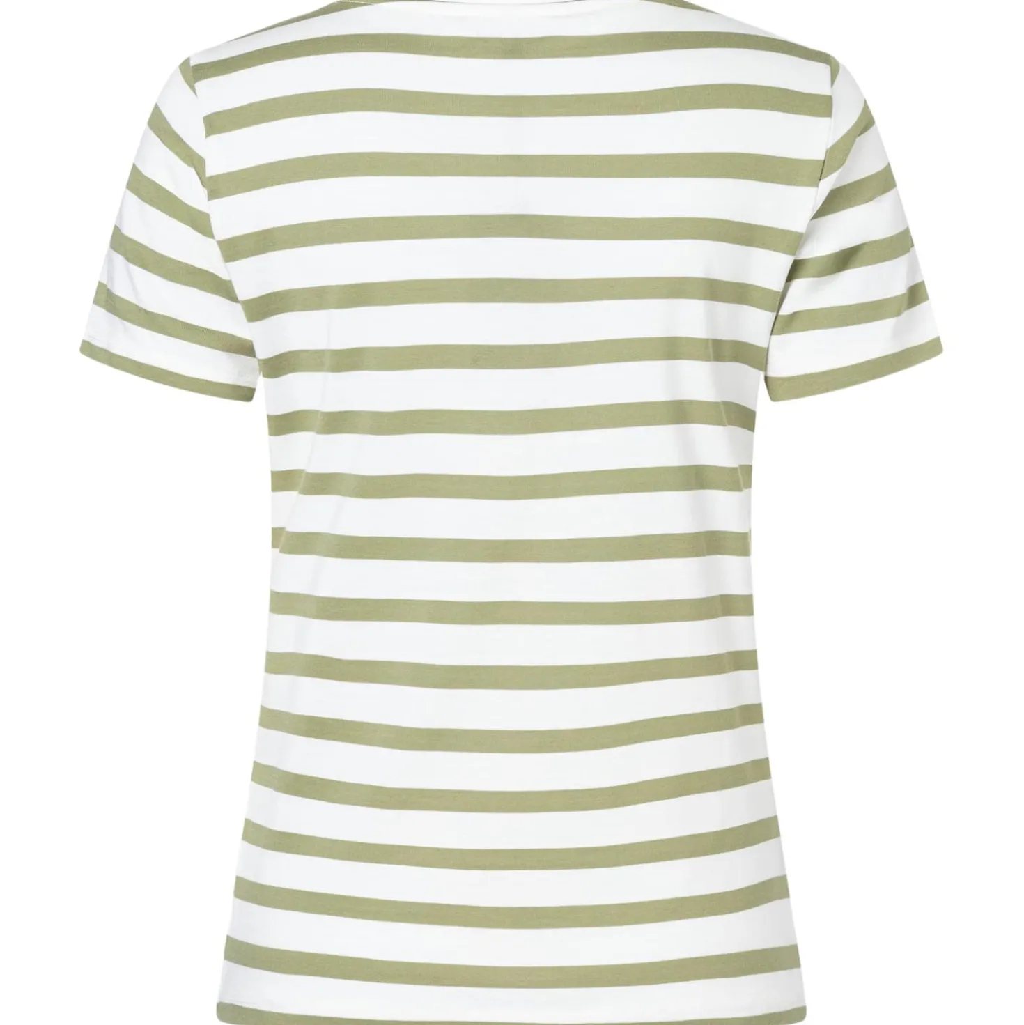 Streifenshirt mit paillettenschrift