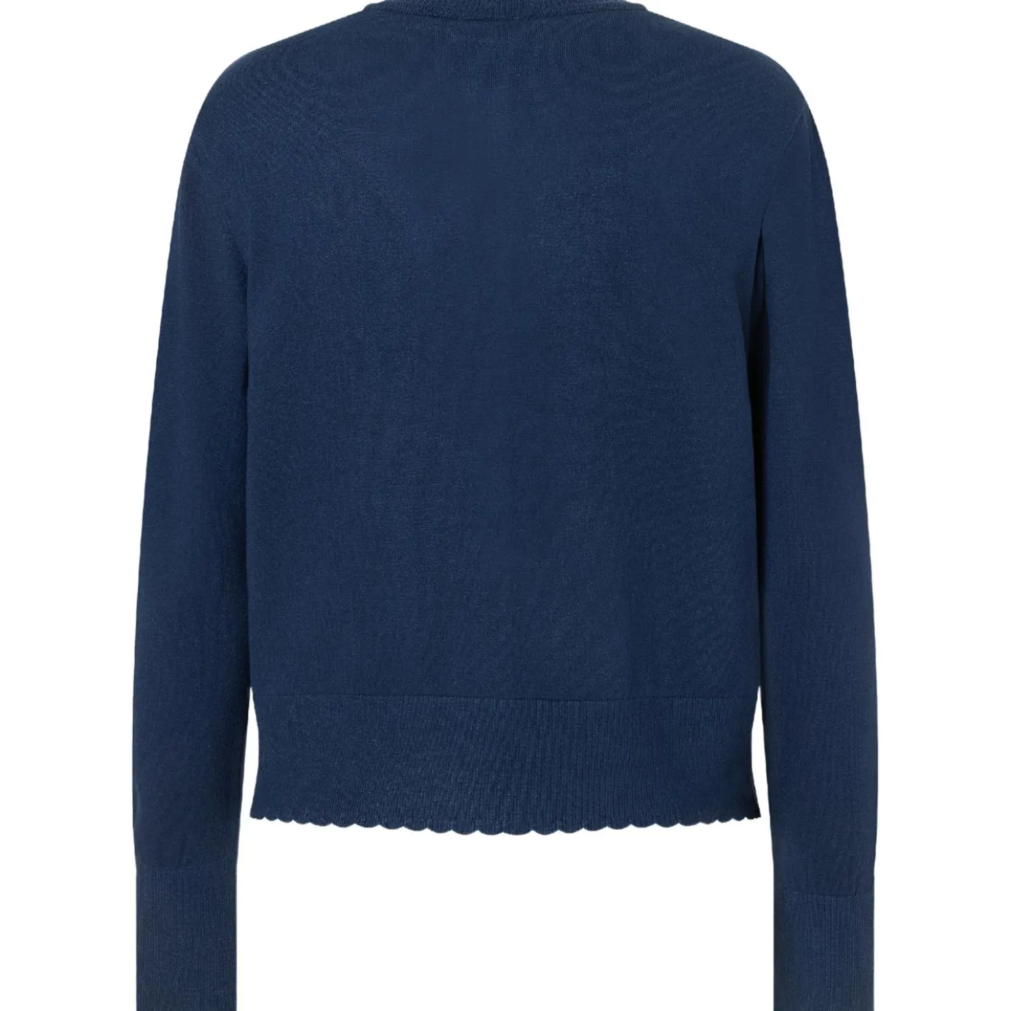 Strickjacke mit zierkante