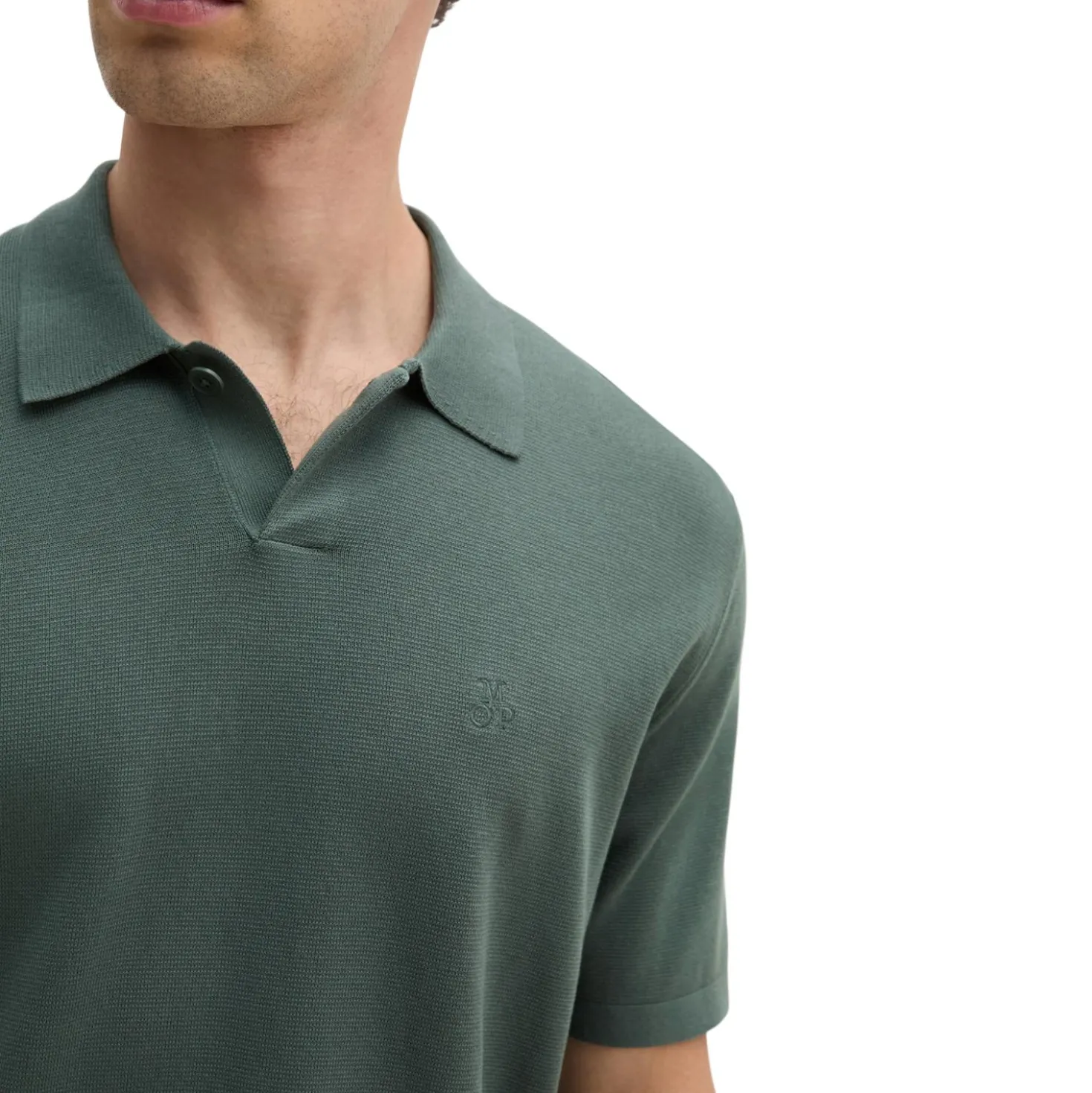 Strick-Poloshirt