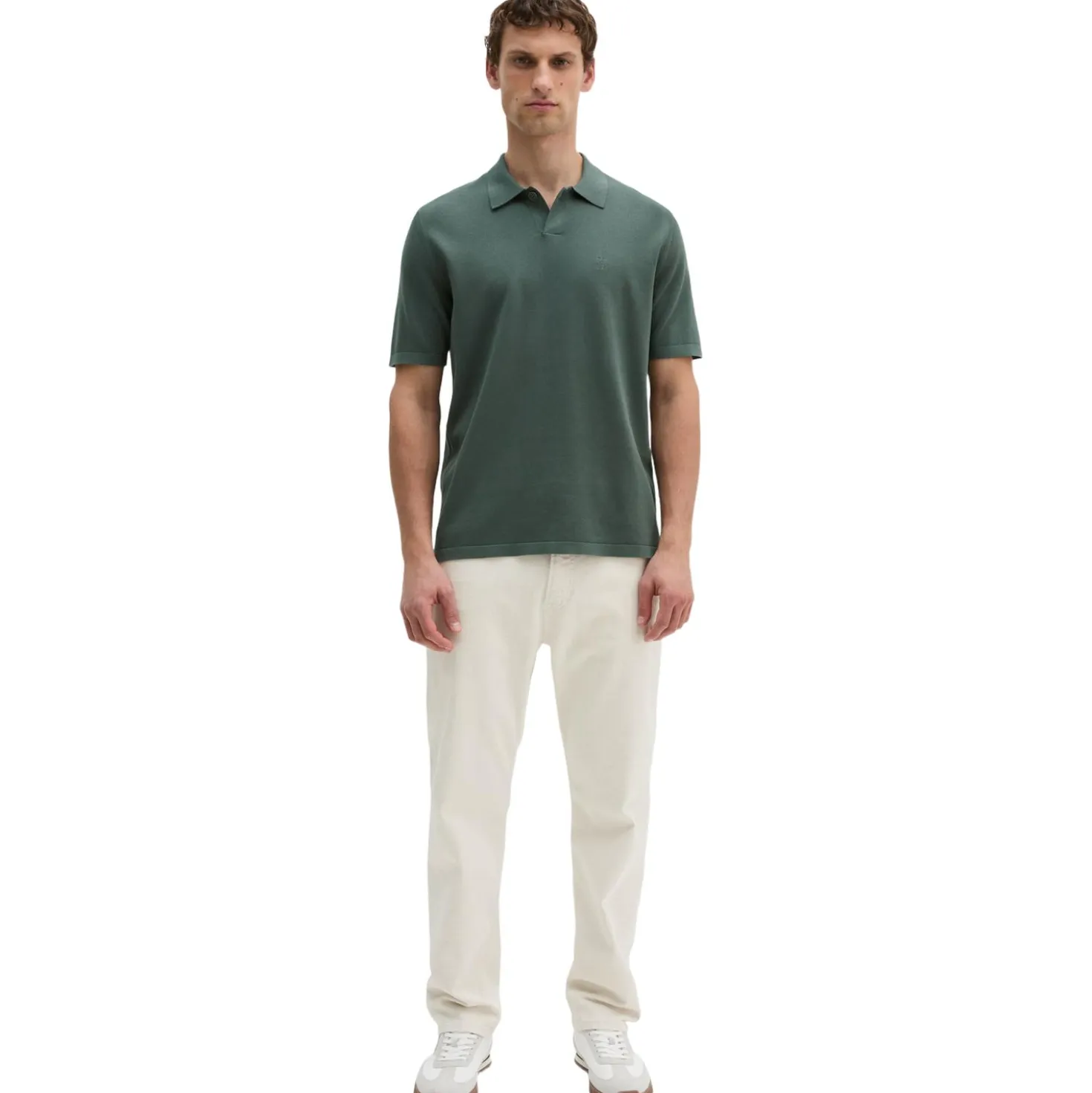 Strick-Poloshirt