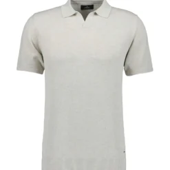 Strick-pullover kurzarm, resortkragen