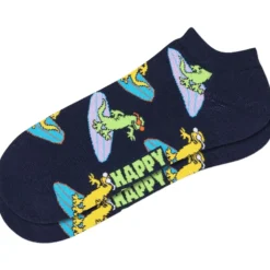 Surf Lizard Sneakersocke