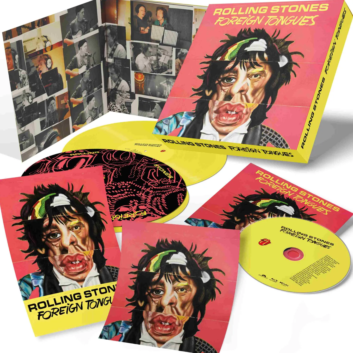 The Rolling Stones - Foreign Tongues Yellow LP + Blu-Ray Boxset